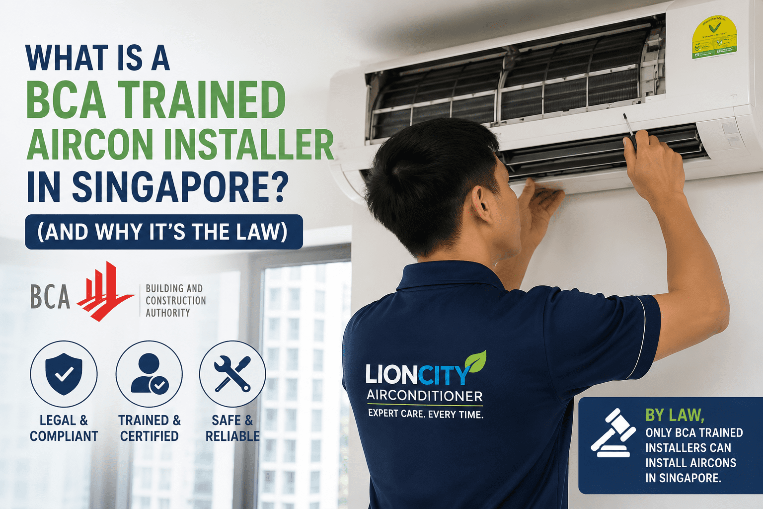 BCA Trained Aircon Installer in Singapore